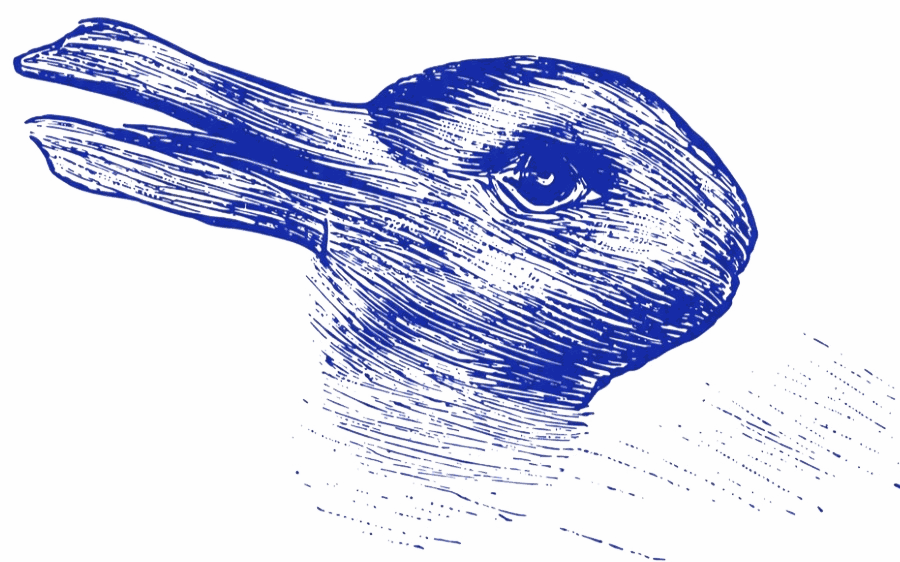 Le lapin-canard, symbole d'Agile France 2027