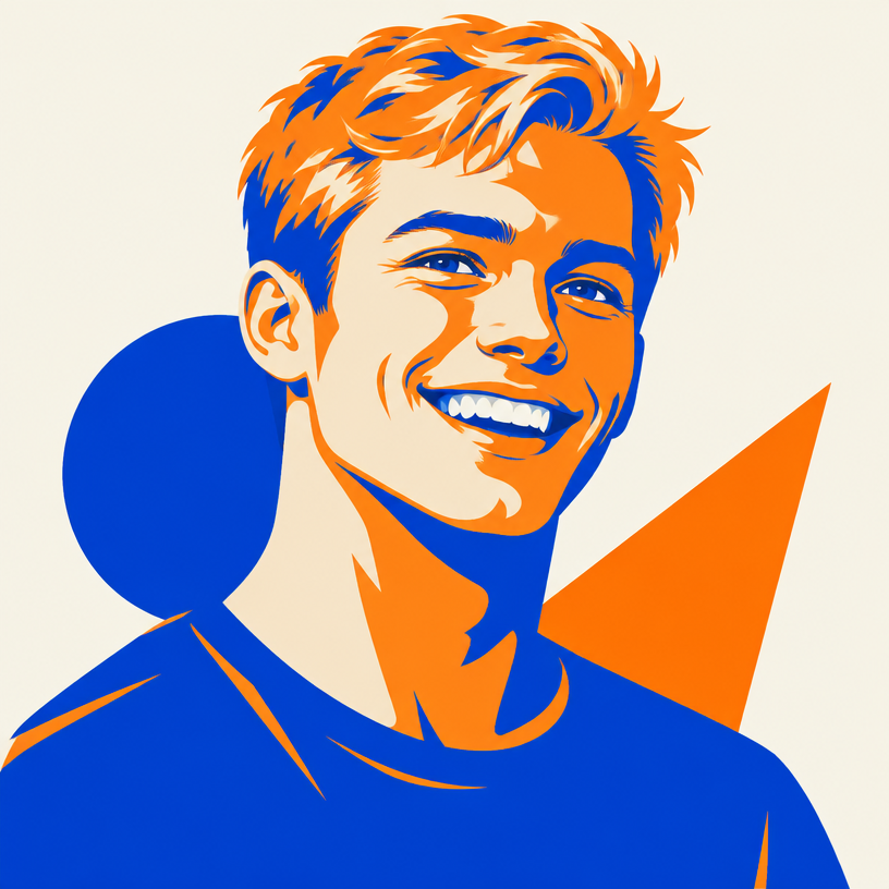 Portrait illustré de Maxime